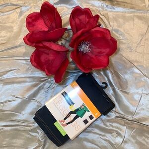 🌹New No Nonsense • Dark Blue Denim Casual Everyday Leggings